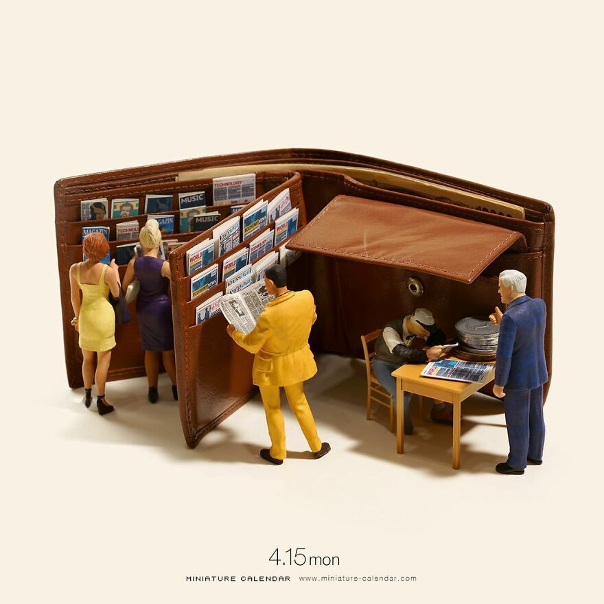 Every Day, This Artist Creates And Photographs Miniature Worlds (New Pics)