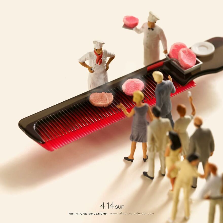 Every Day, This Artist Creates And Photographs Miniature Worlds (New Pics)