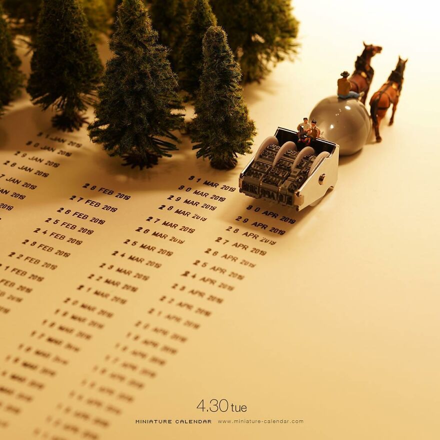 Every Day, This Artist Creates And Photographs Miniature Worlds (New Pics)