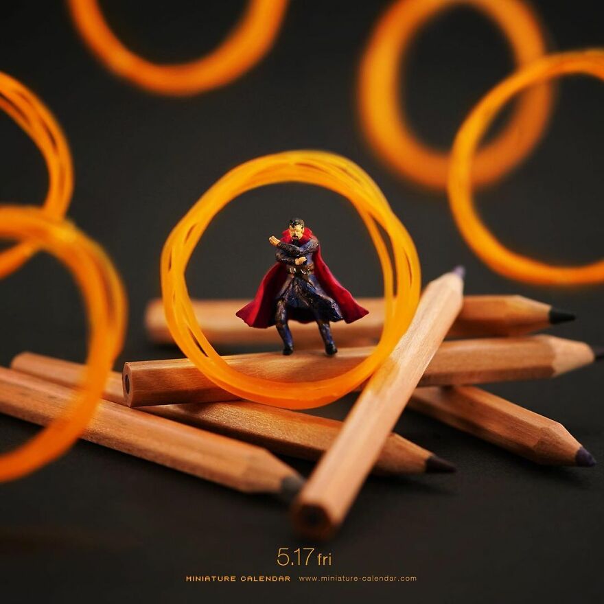 Every Day, This Artist Creates And Photographs Miniature Worlds (New Pics)