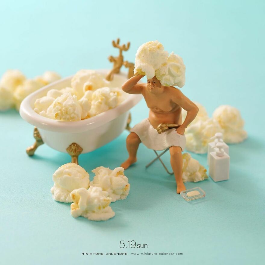 Every Day, This Artist Creates And Photographs Miniature Worlds (New Pics)