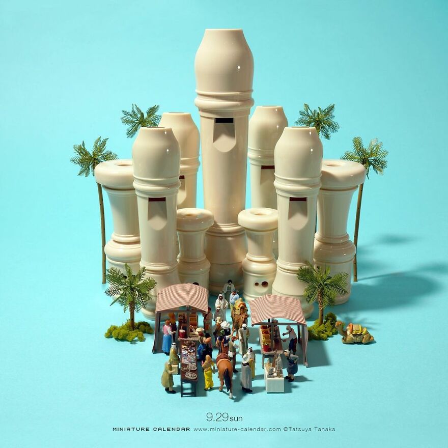 Every Day, This Artist Creates And Photographs Miniature Worlds (New Pics)