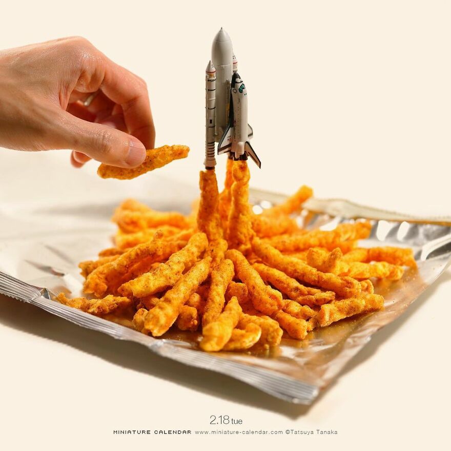 Every Day, This Artist Creates And Photographs Miniature Worlds (New Pics)