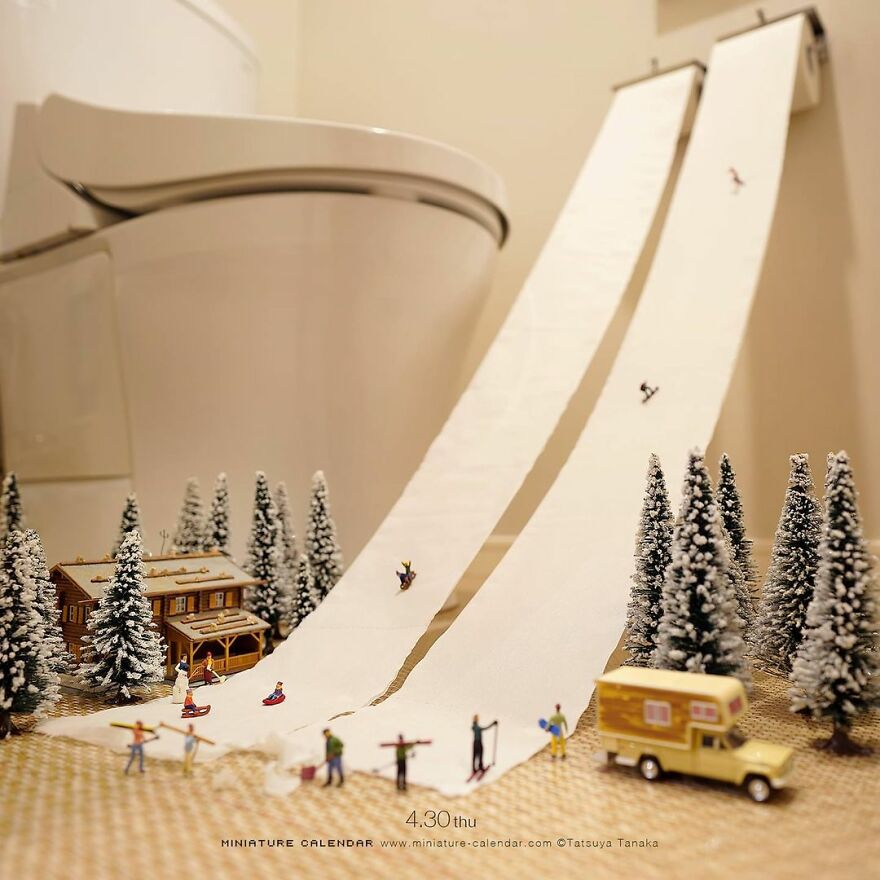 Every Day, This Artist Creates And Photographs Miniature Worlds (New Pics)