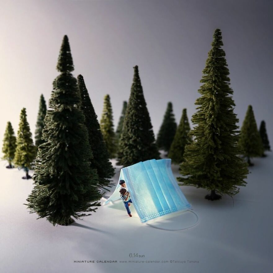 Every Day, This Artist Creates And Photographs Miniature Worlds (New Pics)