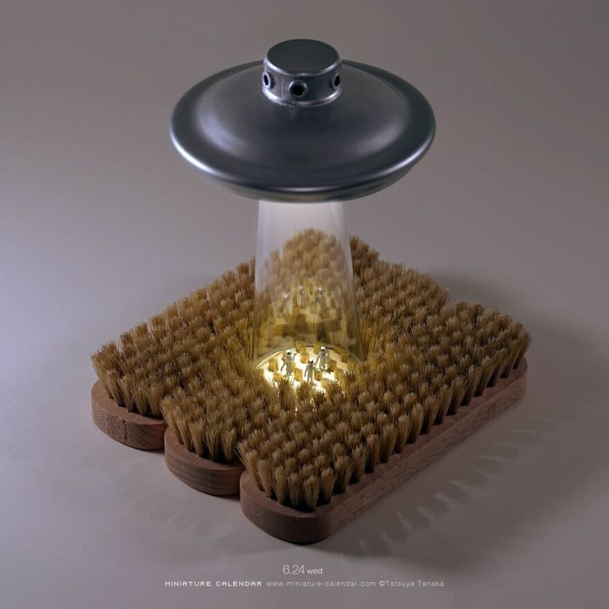 Every Day, This Artist Creates And Photographs Miniature Worlds (New Pics)