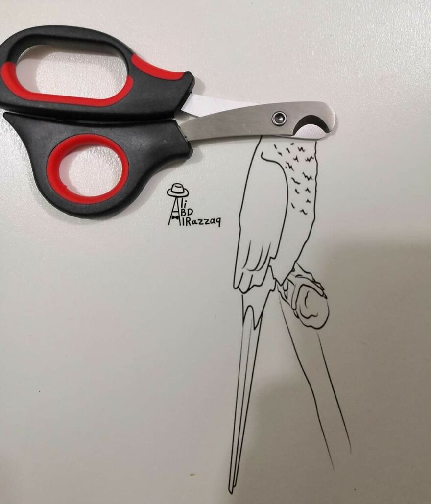 I Draw Interactive Illustrations Using Everyday Objects