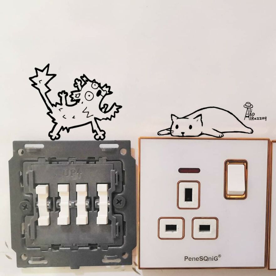 I Draw Interactive Illustrations Using Everyday Objects