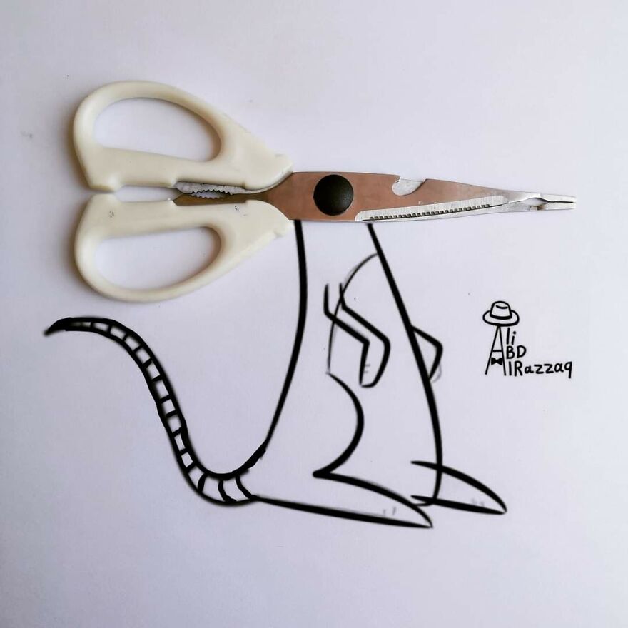 I Draw Interactive Illustrations Using Everyday Objects