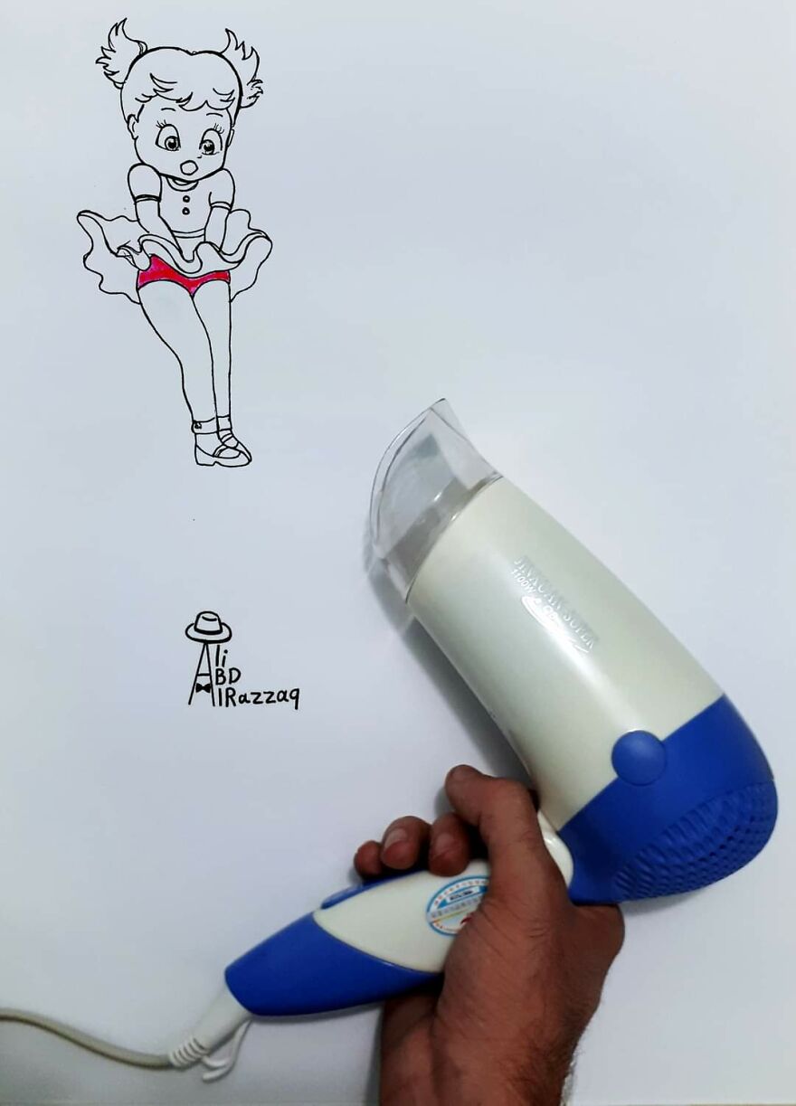 I Draw Interactive Illustrations Using Everyday Objects