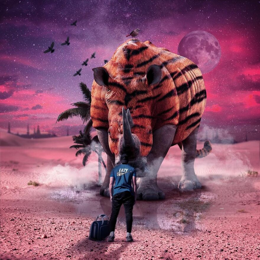 French Digital Artist Uses Architectures And Monuments To Show A New Surreal World (55 Pics)