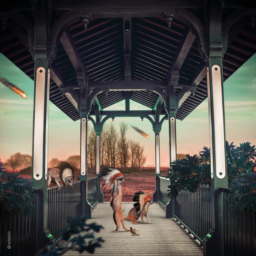 French Digital Artist Uses Architectures And Monuments To Show A New Surreal World (55 Pics)