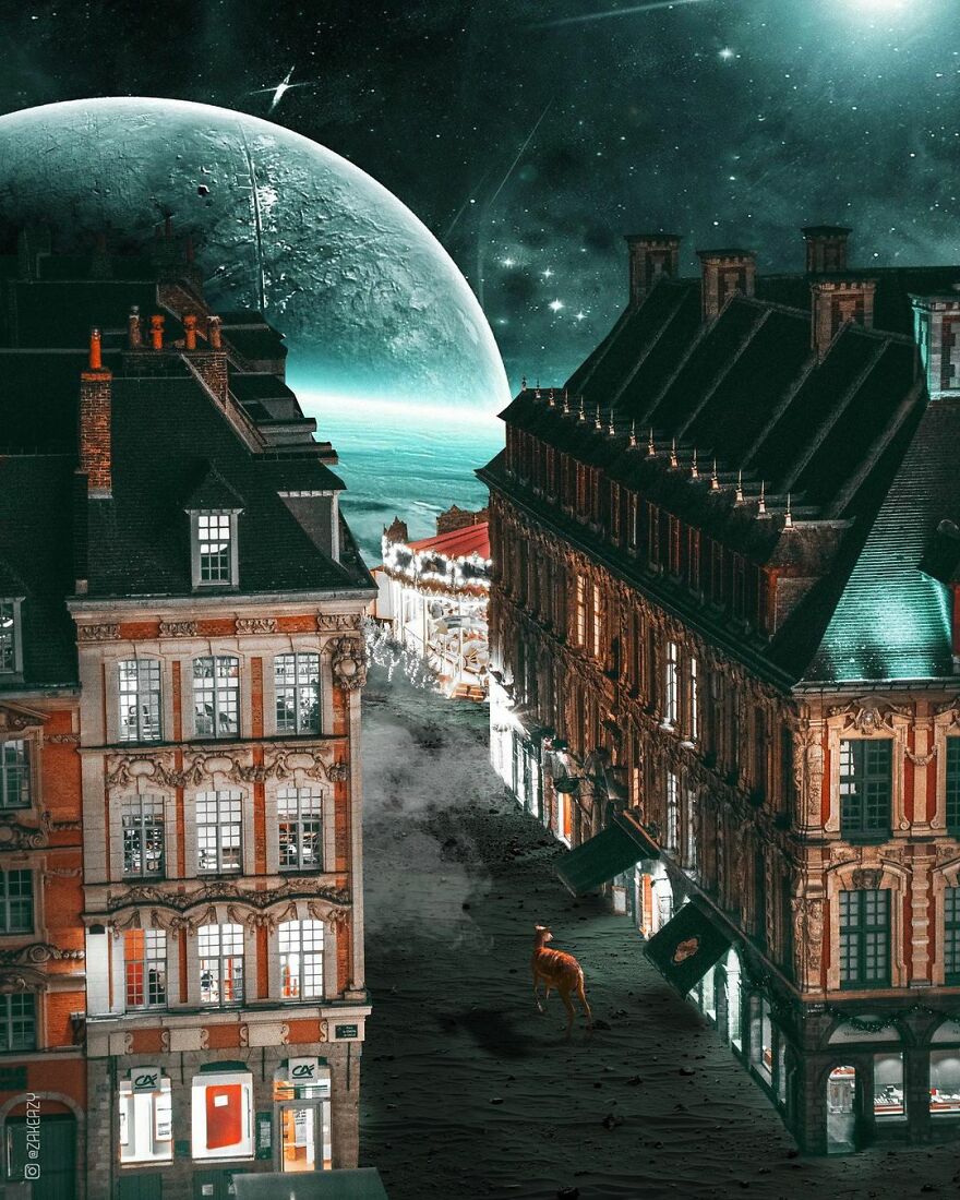 French Digital Artist Uses Architectures And Monuments To Show A New Surreal World (55 Pics)