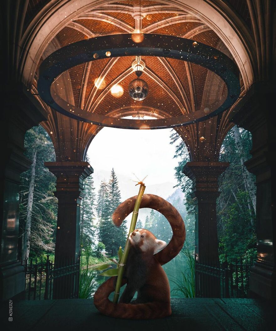 French Digital Artist Uses Architectures And Monuments To Show A New Surreal World (55 Pics)