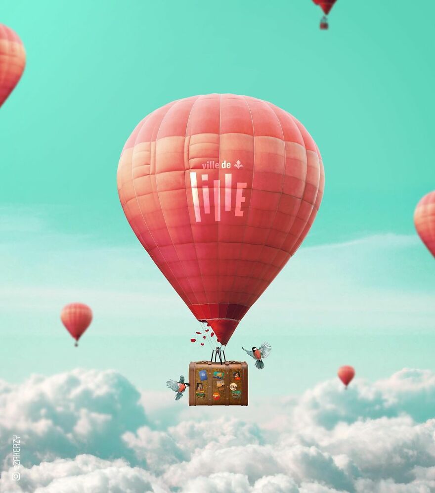 French Digital Artist Uses Architectures And Monuments To Show A New Surreal World (55 Pics)