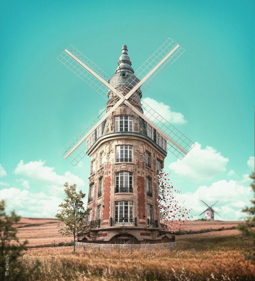 French Digital Artist Uses Architectures And Monuments To Show A New Surreal World (55 Pics)