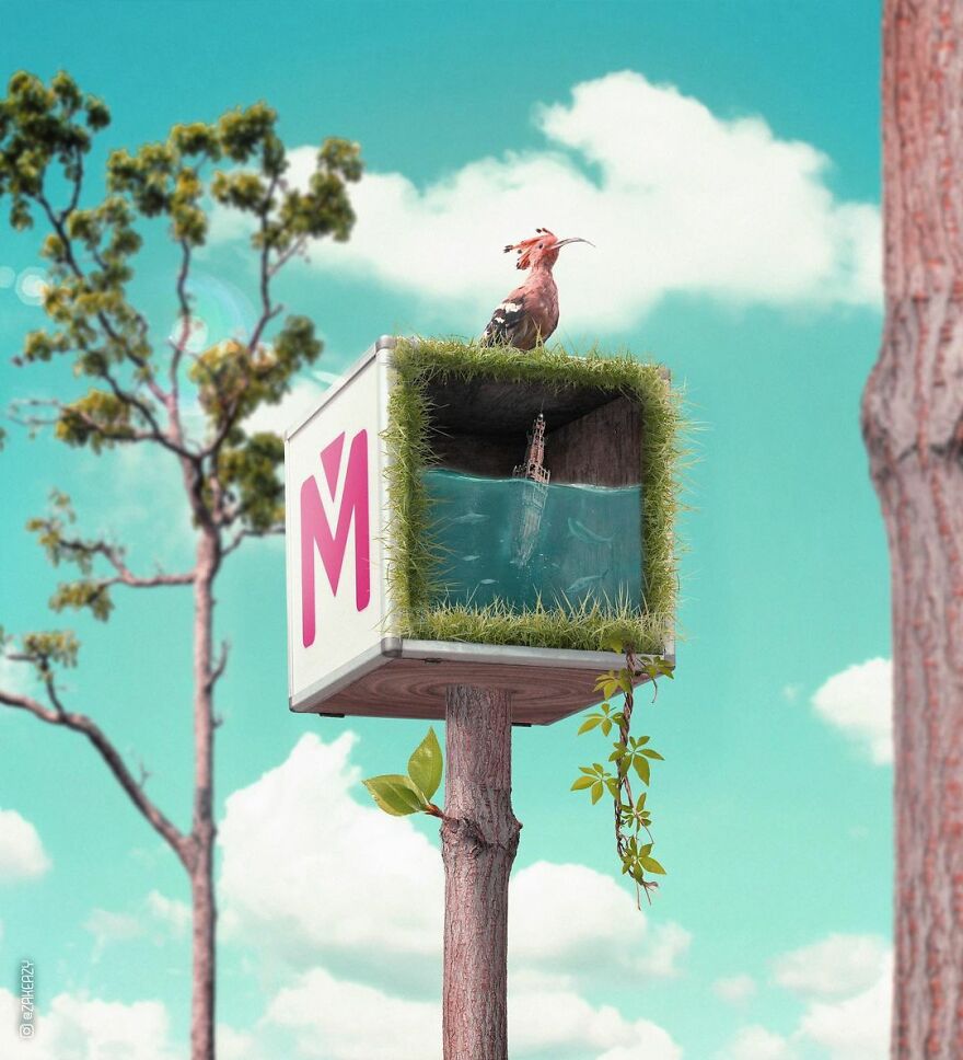 French Digital Artist Uses Architectures And Monuments To Show A New Surreal World (55 Pics)