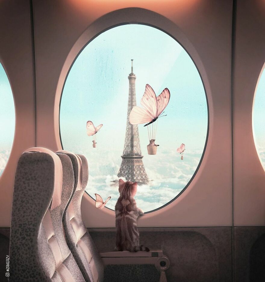 French Digital Artist Uses Architectures And Monuments To Show A New Surreal World (55 Pics)