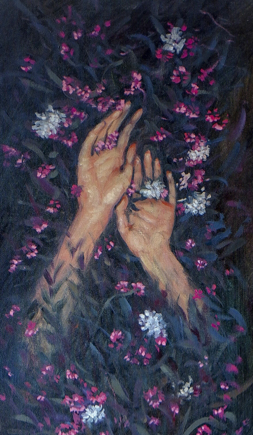 Nymph Within The Flowers