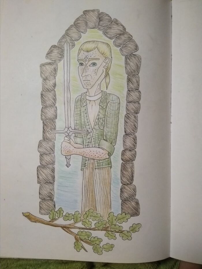 Not That Unusual These Days, But I Am Developping Urban Fantasy Universe And Illustrating It Myself.