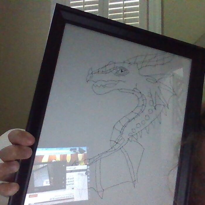 Rainwing Base I Drew By Hand.