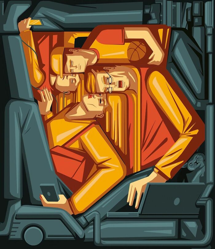 Illustrations Depicting Society Life By Stephan Schmitz (55 New Pics)