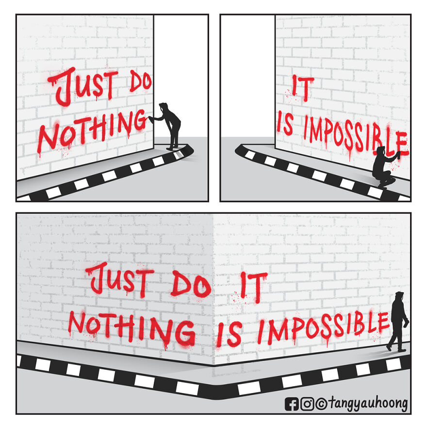 I Drew 23 Comics To Show How Unexpected Surprises Happen When We Look At Things Differently.