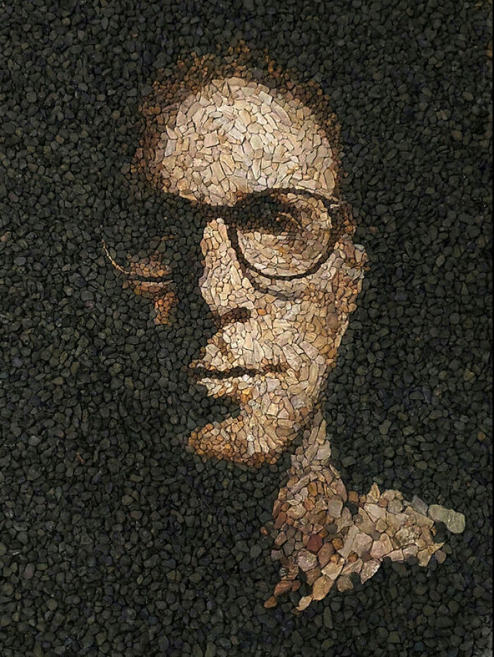 Justin Bateman's Pebble Mosaics