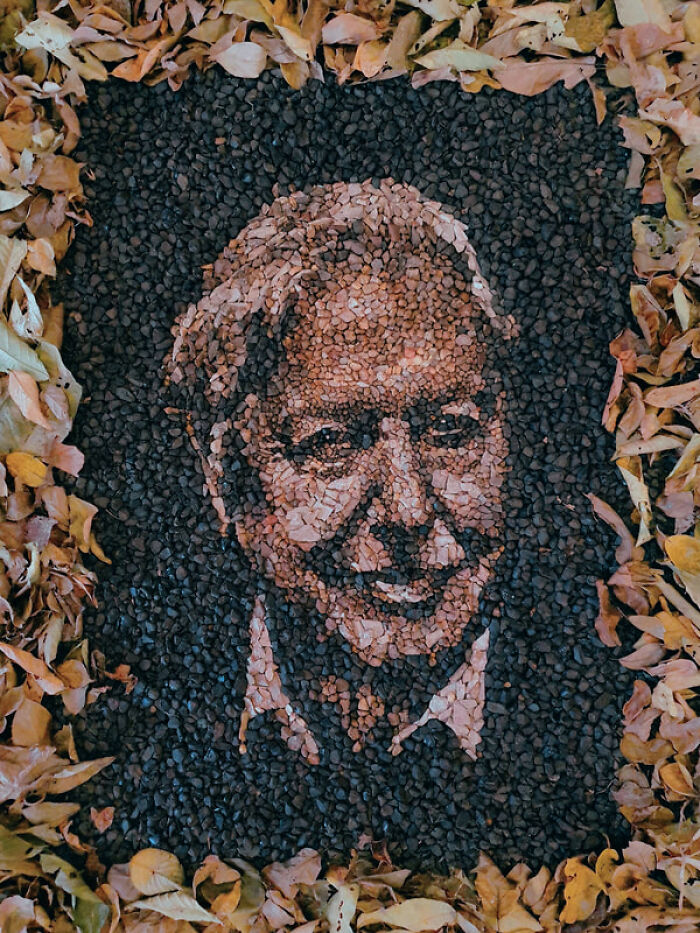 Justin Bateman's Pebble Mosaics