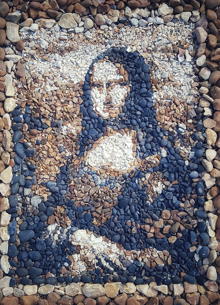 Justin Bateman's Pebble Mosaics