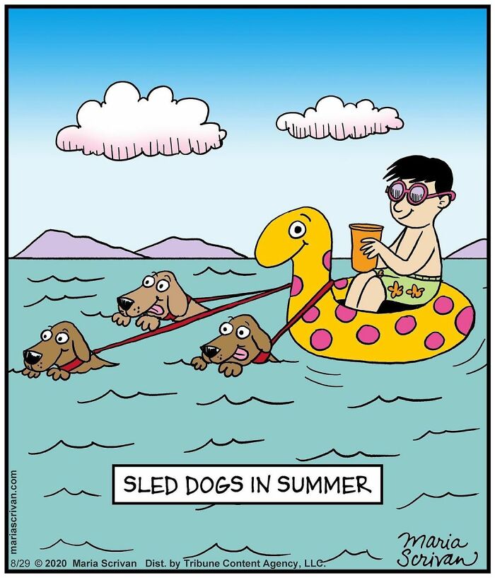 Maria Scrivan's Brilliant Comics Will Make You Smile Today