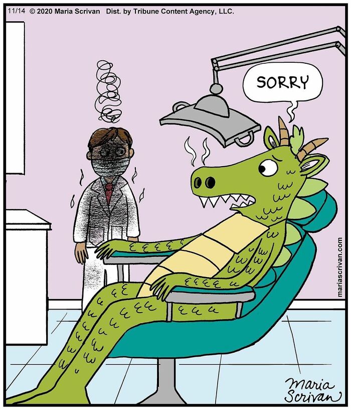 Maria Scrivan's Brilliant Comics Will Make You Smile Today