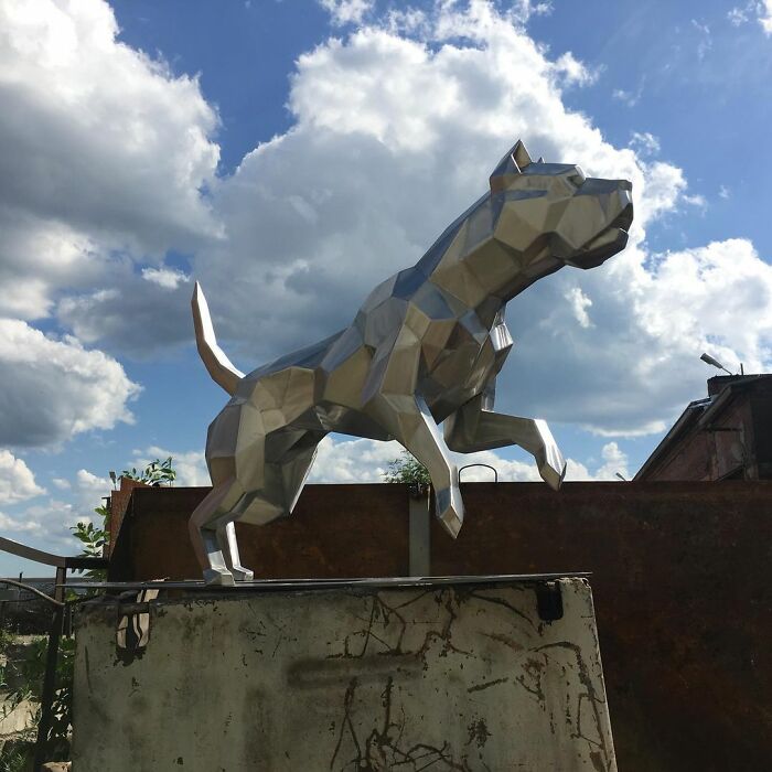 Meet Andrei Kazantsev's Insane Faceted Metal Sculptures