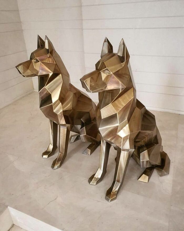 Meet Andrei Kazantsev's Insane Faceted Metal Sculptures