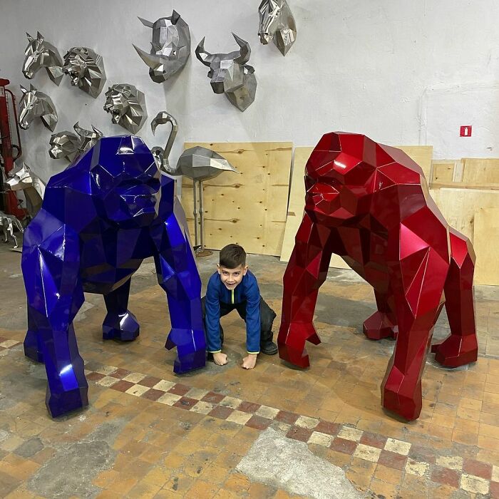 Meet Andrei Kazantsev's Insane Faceted Metal Sculptures