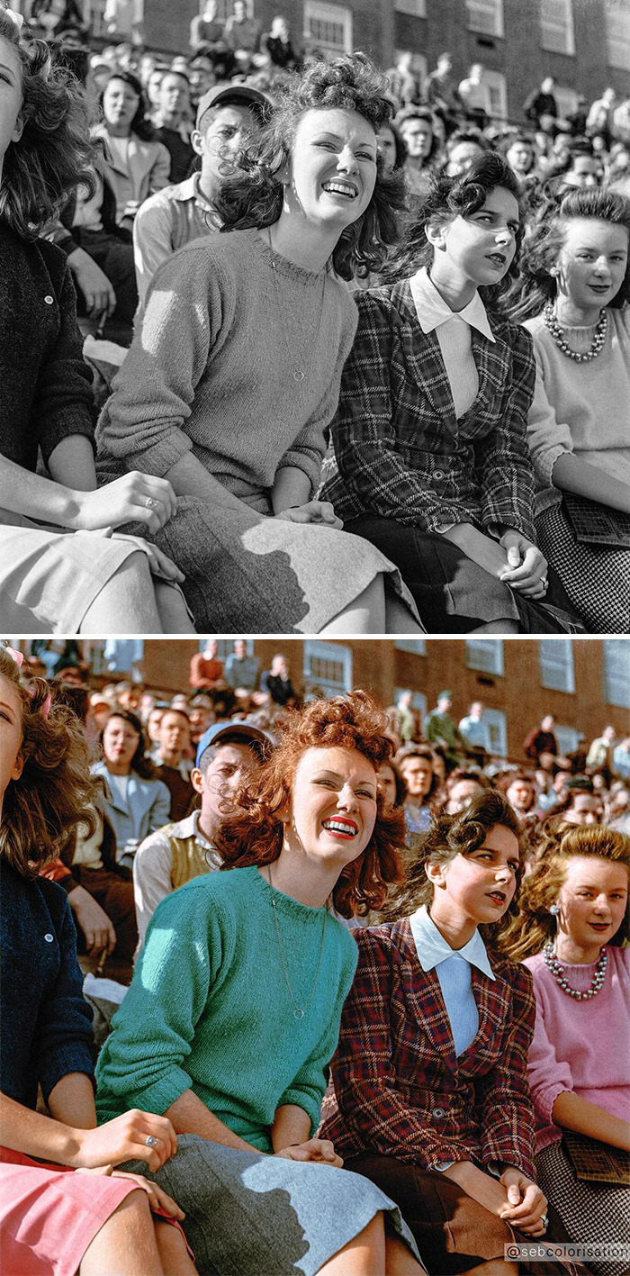 Students Of The Woodrow Wilson High School, Washington, D.C. By Esther Bubley, 1943