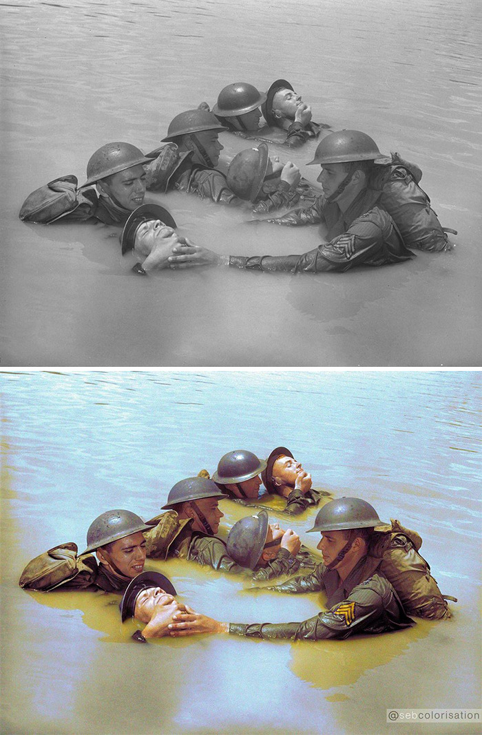 American Soldiers Training, 1942