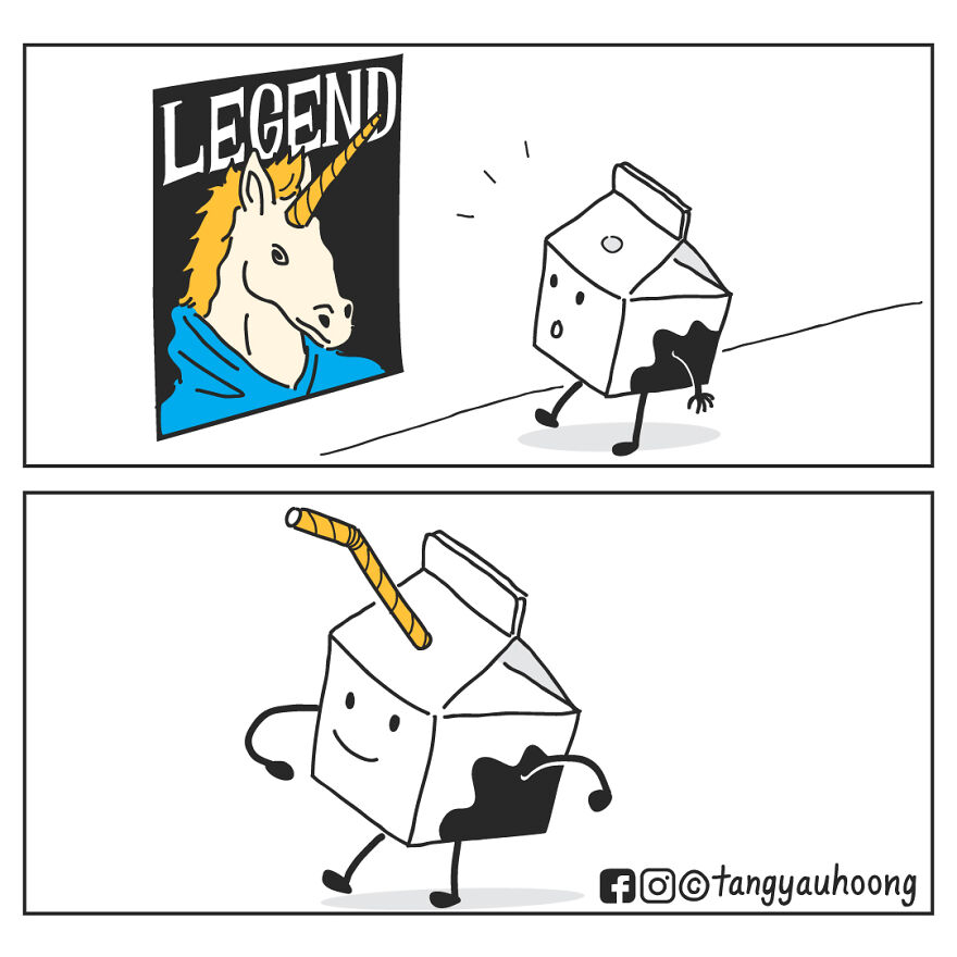 I Drew 23 Comics To Show How Unexpected Surprises Happen When We Look At Things Differently.