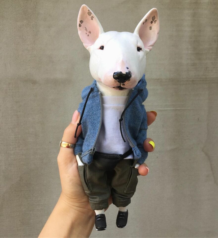 Russian Artist Makes Clay Dolls That Are Cute And Fashionable