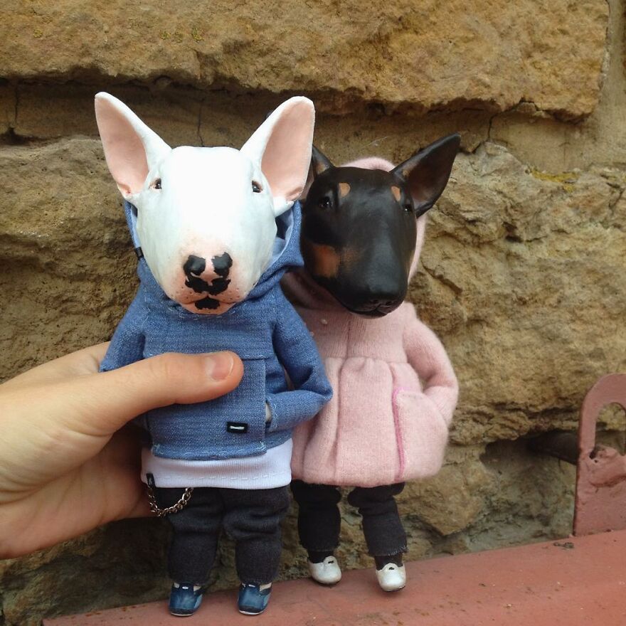 Russian Artist Makes Clay Dolls That Are Cute And Fashionable