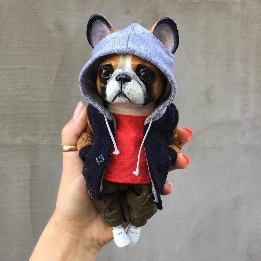 Russian Artist Makes Clay Dolls That Are Cute And Fashionable
