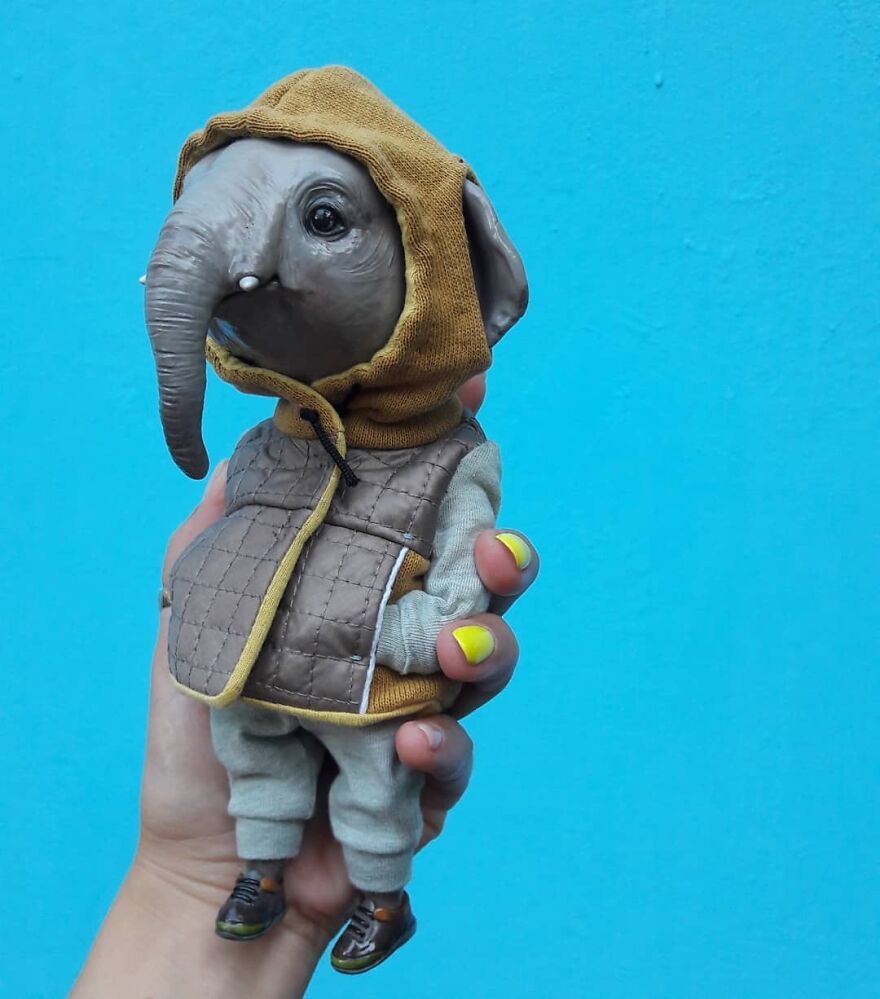 Russian Artist Makes Clay Dolls That Are Cute And Fashionable