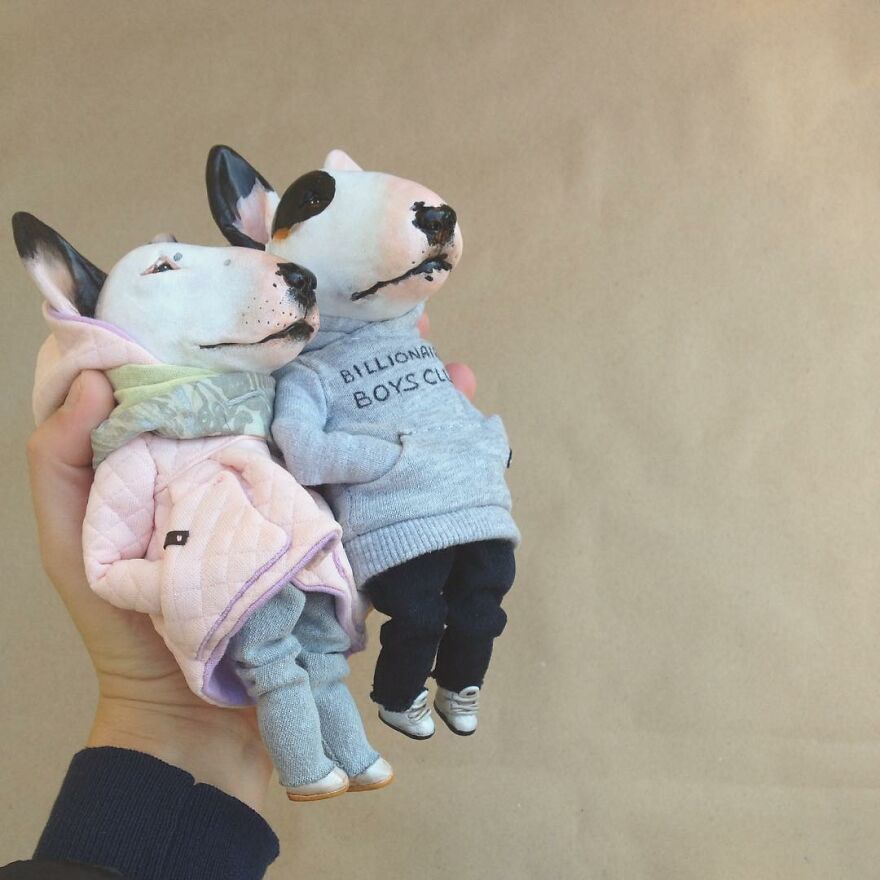 Russian Artist Makes Clay Dolls That Are Cute And Fashionable
