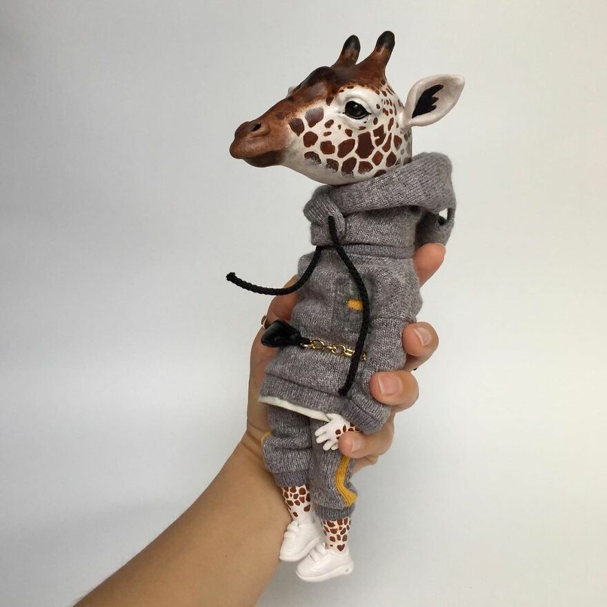 Russian Artist Makes Clay Dolls That Are Cute And Fashionable