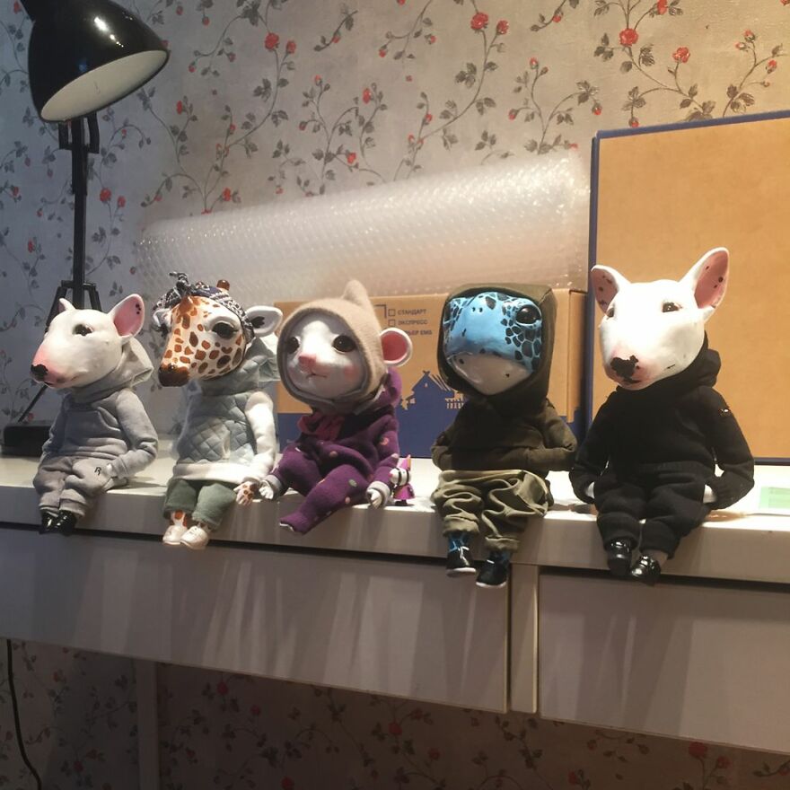 Russian Artist Makes Clay Dolls That Are Cute And Fashionable