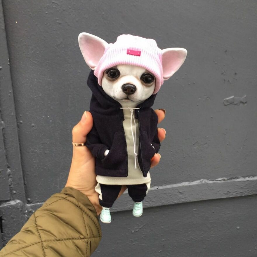 Russian Artist Makes Clay Dolls That Are Cute And Fashionable