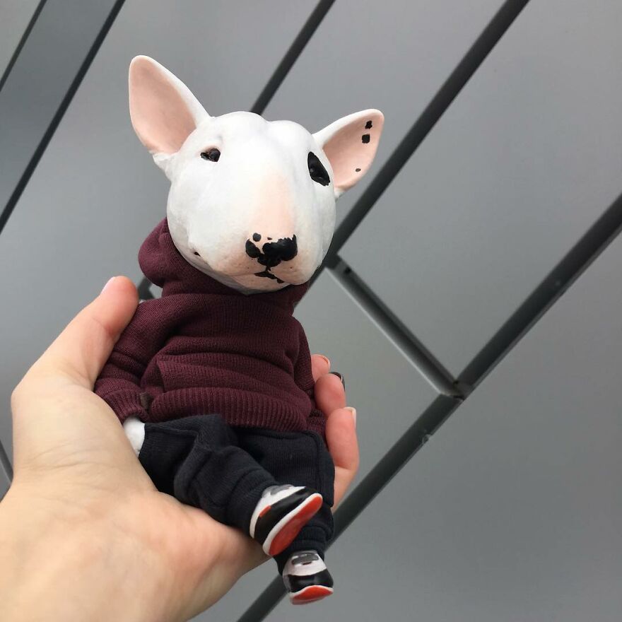 Russian Artist Makes Clay Dolls That Are Cute And Fashionable