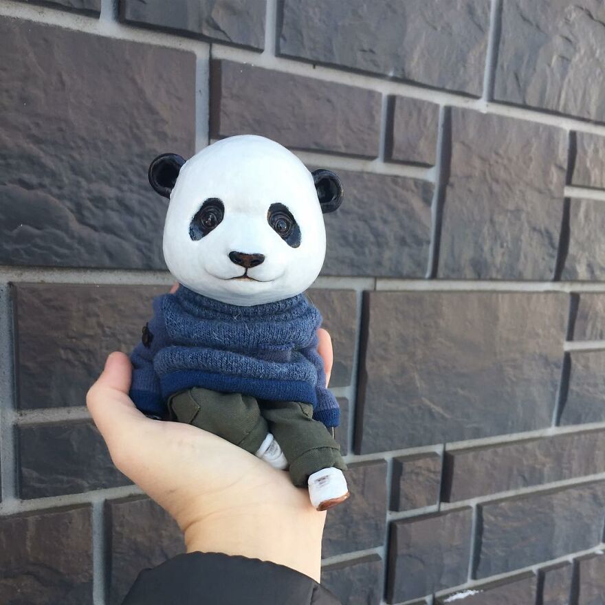 Russian Artist Makes Clay Dolls That Are Cute And Fashionable