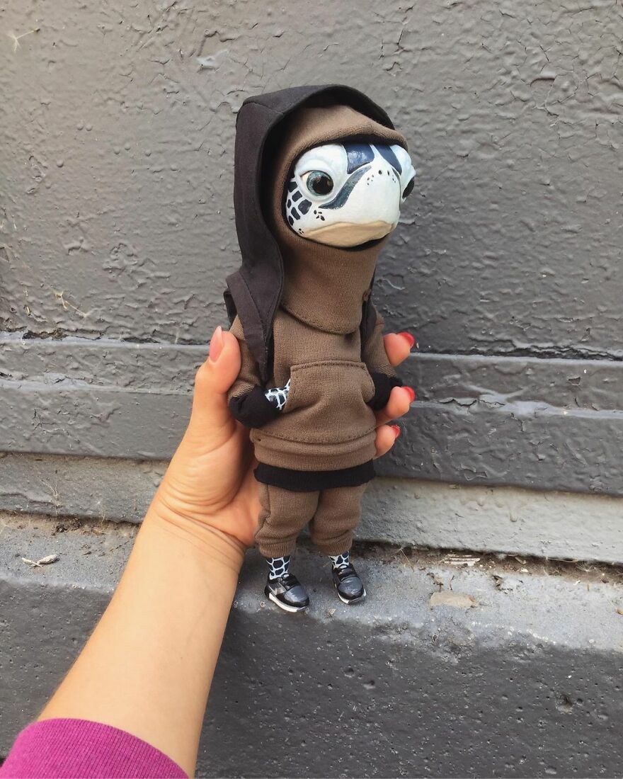 Russian Artist Makes Clay Dolls That Are Cute And Fashionable