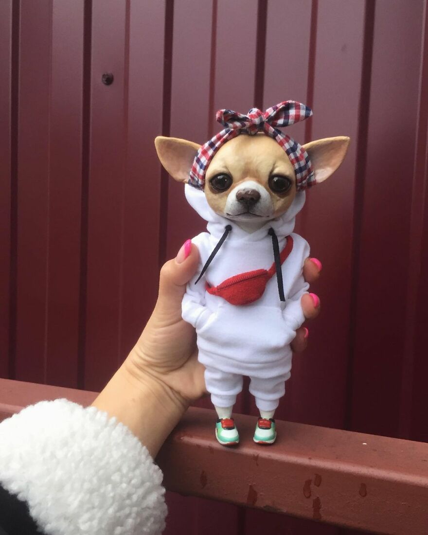 Russian Artist Makes Clay Dolls That Are Cute And Fashionable